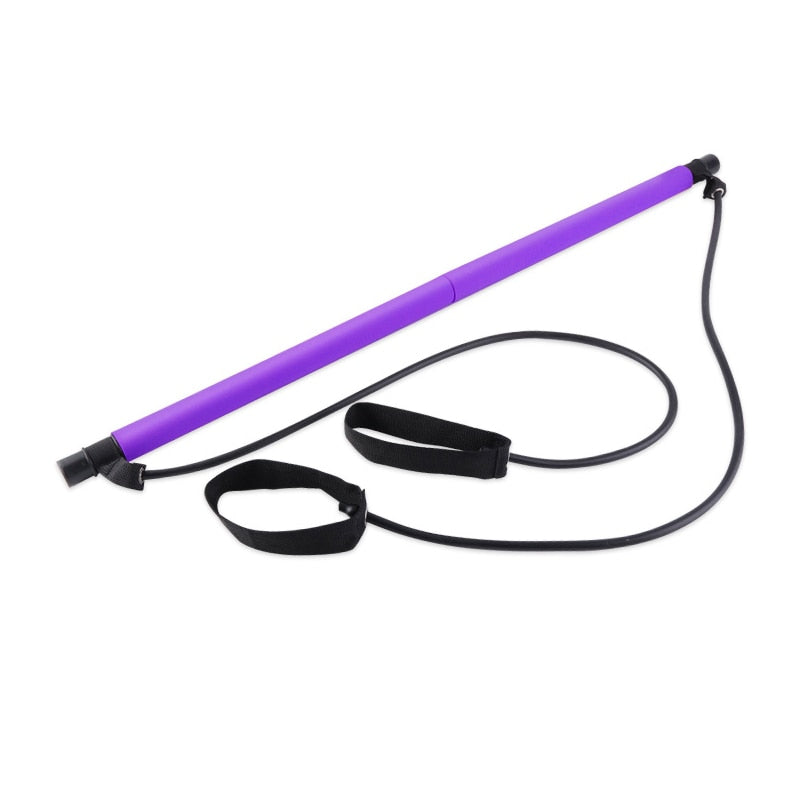 Pilates Exercise Toning Bar and Resistance Band