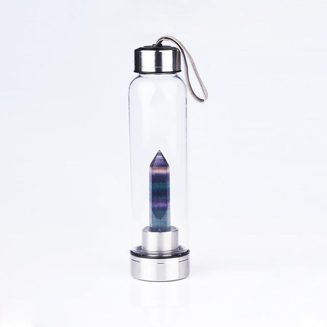 Crystal Gemstone Water Bottle