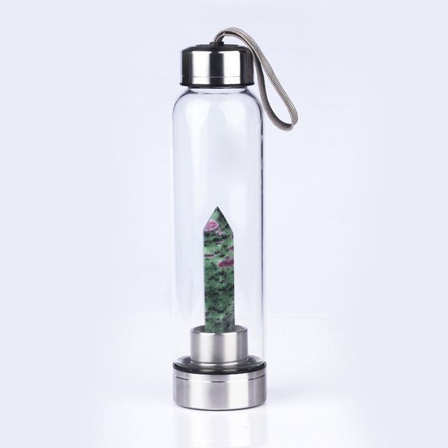 Crystal Gemstone Water Bottle