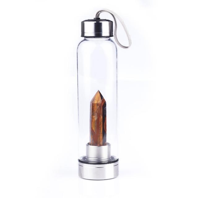 Crystal Gemstone Water Bottle