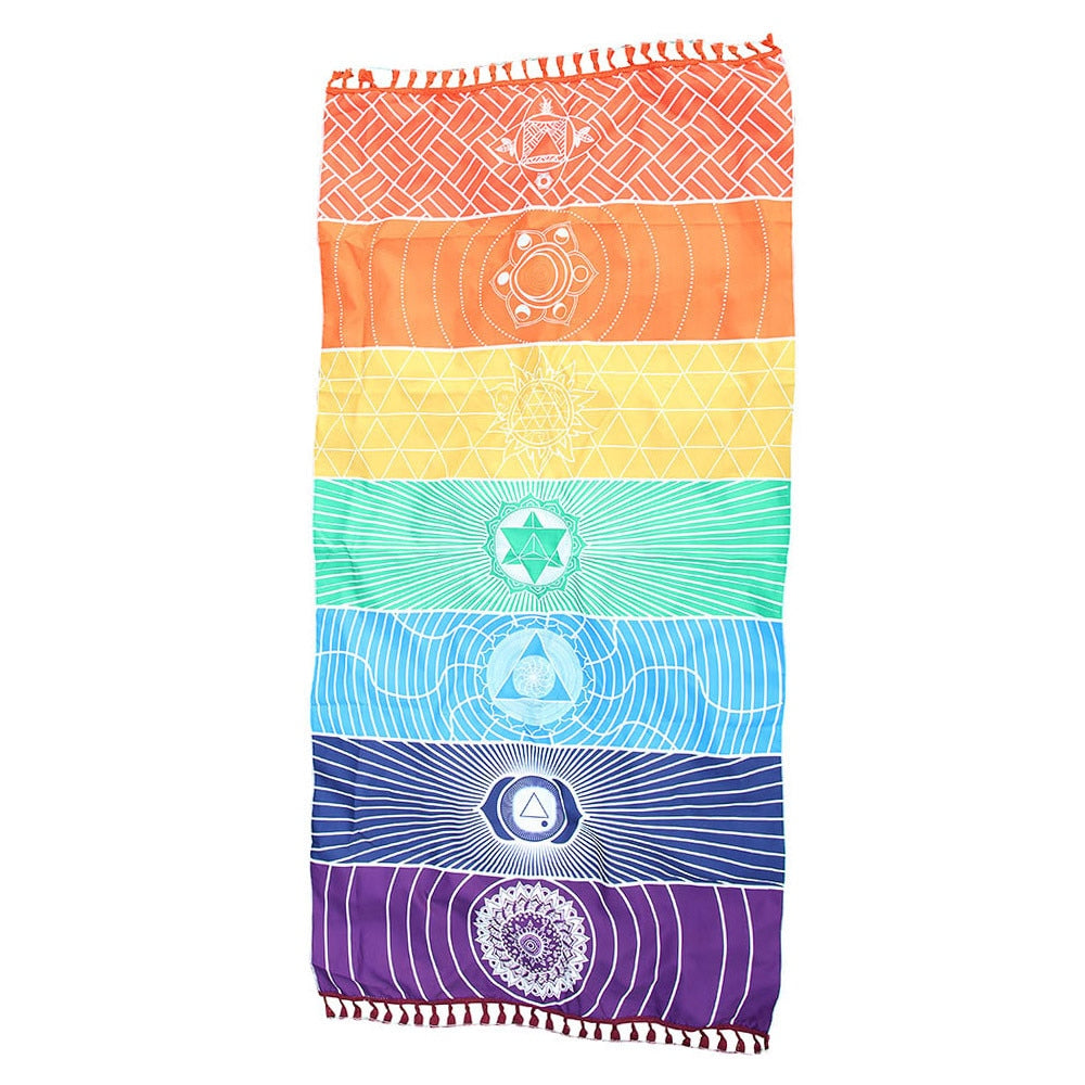 Yoga 7 Chakra Colors Mat