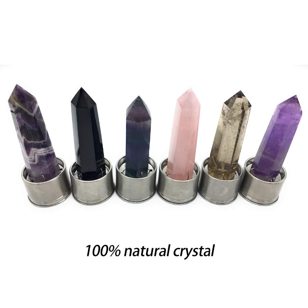 Crystal Gemstone Water Bottle