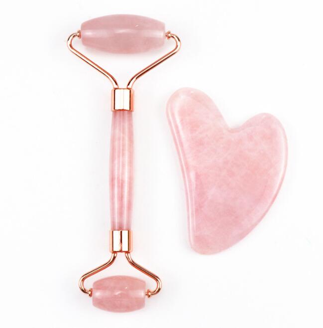 Face Crystal Roller/Massager and Gua Sha