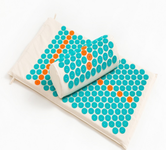 Lotus Spike Acupressure Mat and Pillow Set