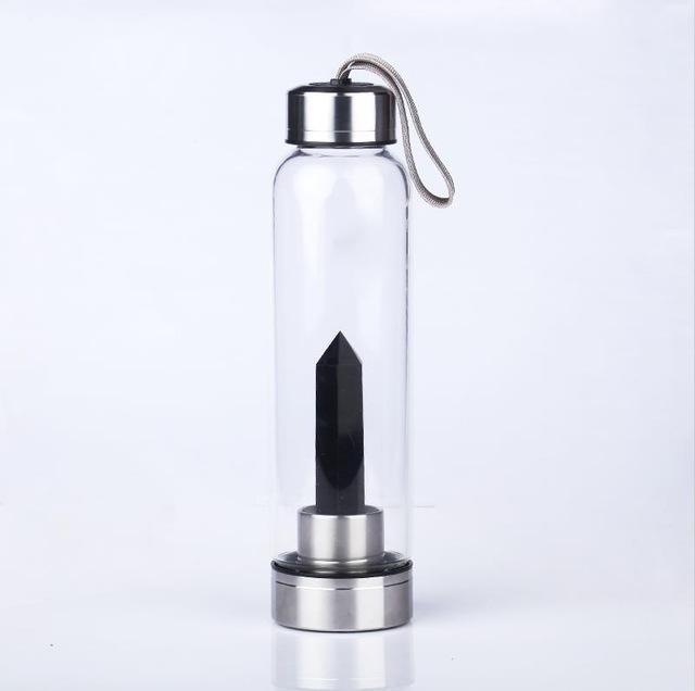 Crystal Gemstone Water Bottle