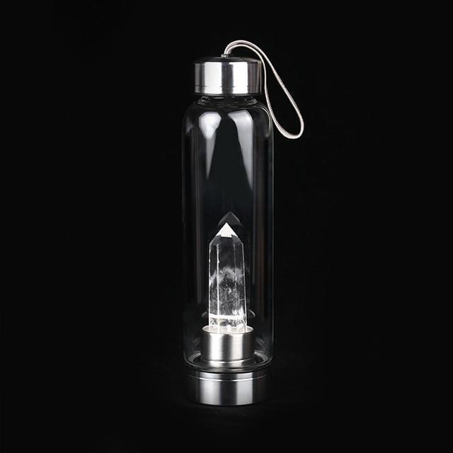 Crystal Gemstone Water Bottle