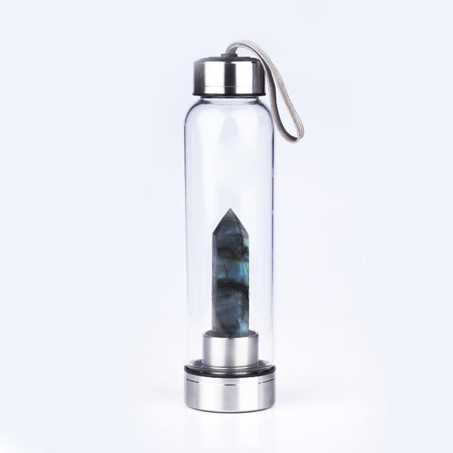 Crystal Gemstone Water Bottle