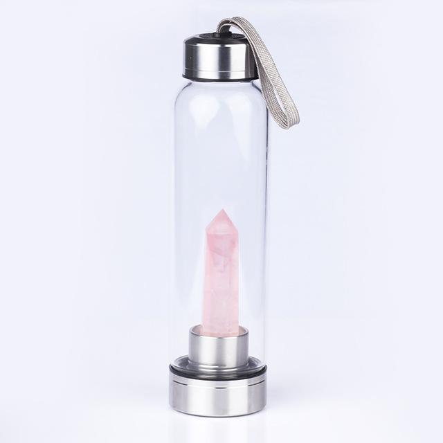 Crystal Gemstone Water Bottle