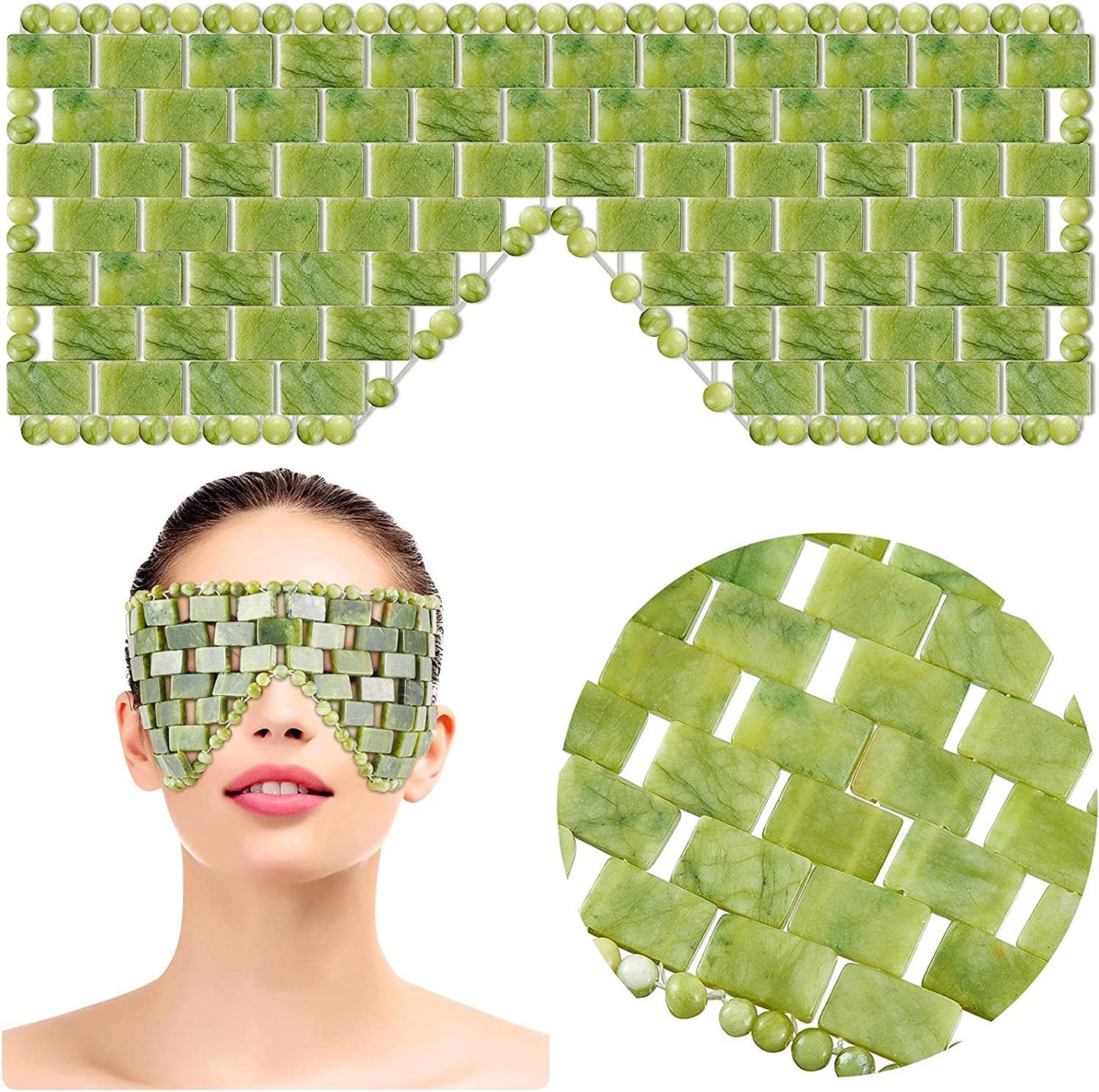 Face Jade Stone Eye Mask