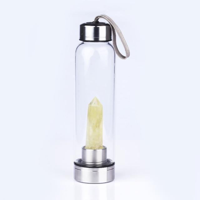 Crystal Gemstone Water Bottle