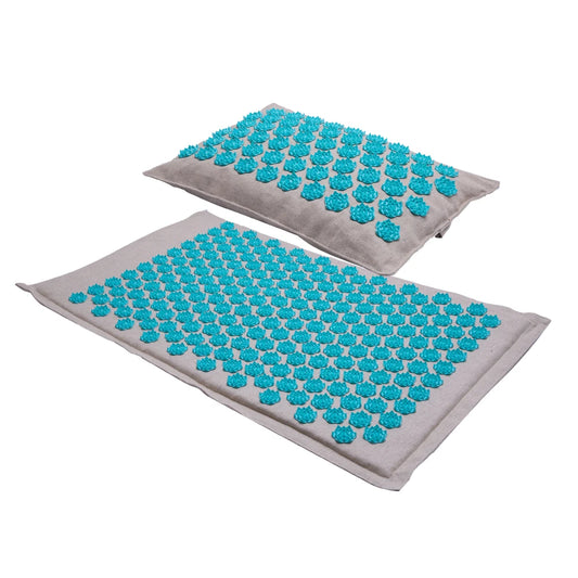 Lotus Spike Acupressure Mat and Pillow Set